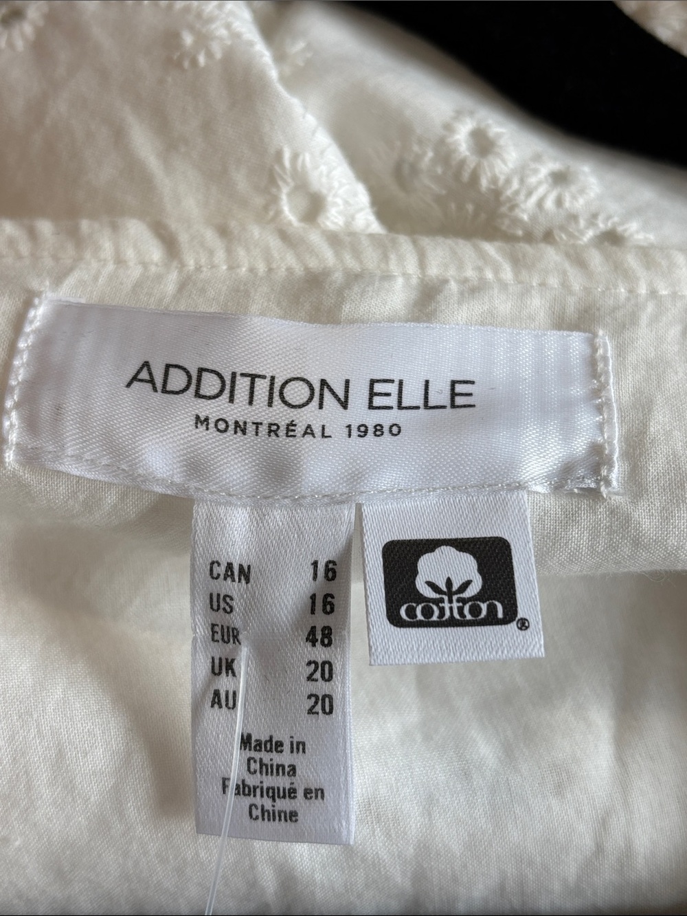 Addition Elle White Eyelet Wrap Midi Dress - Picture 2 of 7